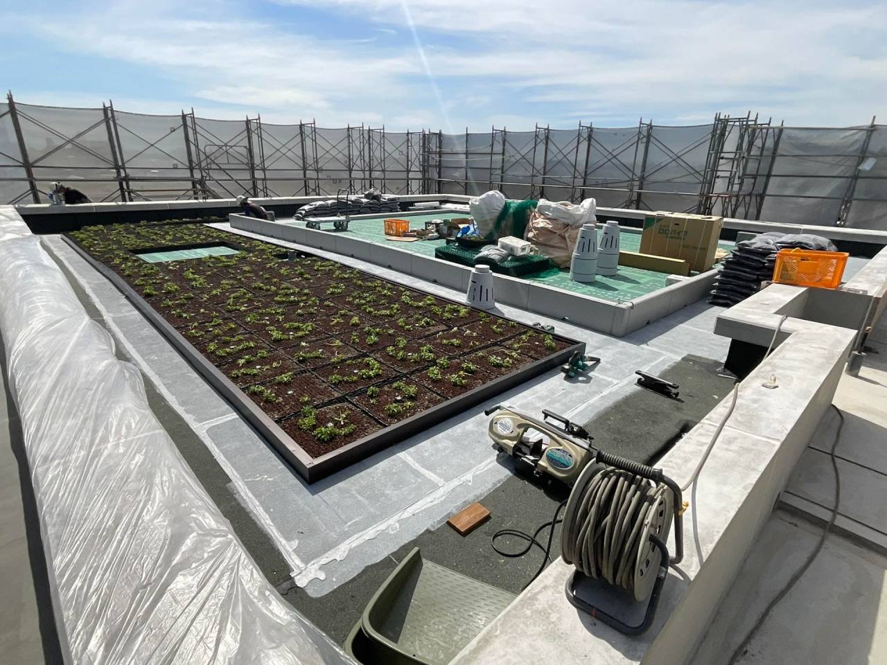 西東京市で屋上緑化!