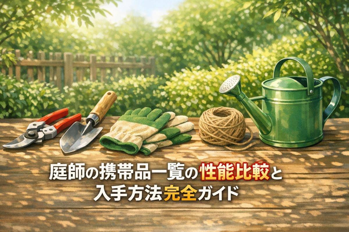 庭師の携帯品一覧の性能比較と入手方法完全ガイド